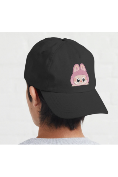 Labubu Pembe Şapka Labubu Pembe Şapka