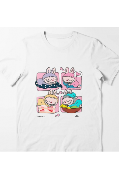 Labubu Sleep Tasarım T-shirt Labubu Sleep Tasarım T-shirt