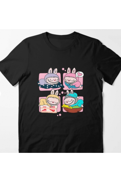 Labubu Sleep Tasarım T-shirt Labubu Sleep Tasarım T-shirt