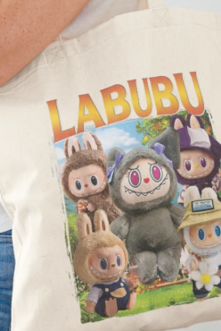 Labubu Vintage Bez Çanta Labubu Vintage Bez Çanta