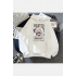 Luffy Gear 5 Wanted Kapşonlu Beyaz Sweatshirt