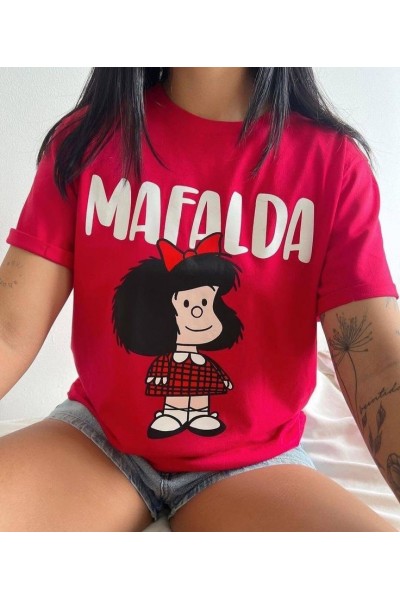 Mafalda Kırmızı T-shirt Mafalda Kırmızı T-shirt