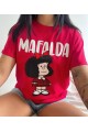 Mafalda Kırmızı T-shirt Mafalda Kırmızı T-shirt