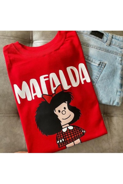 Mafalda Kırmızı T-shirt Mafalda Kırmızı T-shirt
