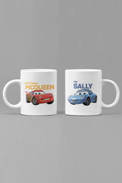MCQUEEN & I'M SALLY Cars Filmi 2'li Sevgili/Çift/Arkadaş Kupa Bardak Seti MCQUEEN & I'M SALLY Cars Filmi 2'li Sevgili/Çift/Arkadaş Kupa Bardak Seti