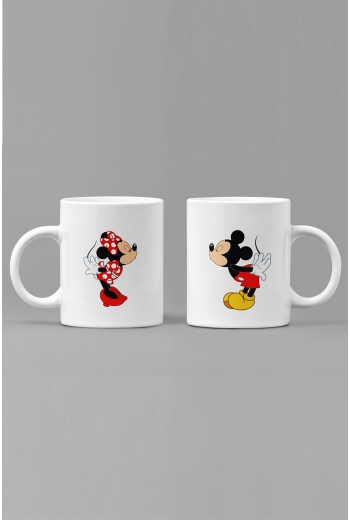 Mickey ve Minnie Mouse Sevgili/Çift/Arkadaş 2'li Kupa Bardak Seti Mickey ve Minnie Mouse Sevgili/Çift/Arkadaş 2'li Kupa Bardak Seti