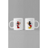 Mickey ve Minnie Mouse Sevgili/Çift/Arkadaş 2'li Kupa Bardak Seti