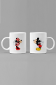 Mickey ve Minnie Mouse Sevgili/Çift/Arkadaş 2'li Kupa Bardak Seti