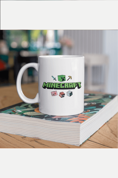 Minecraft Yazılı Kupa Bardak
