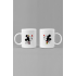 Mini Mickey ve Minnie Mouse Sevgili/Çift/Arkadaş 2'li Kupa Bardak Seti