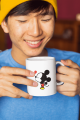 Mini Mickey ve Minnie Mouse Sevgili/Çift/Arkadaş 2'li Kupa Bardak Seti