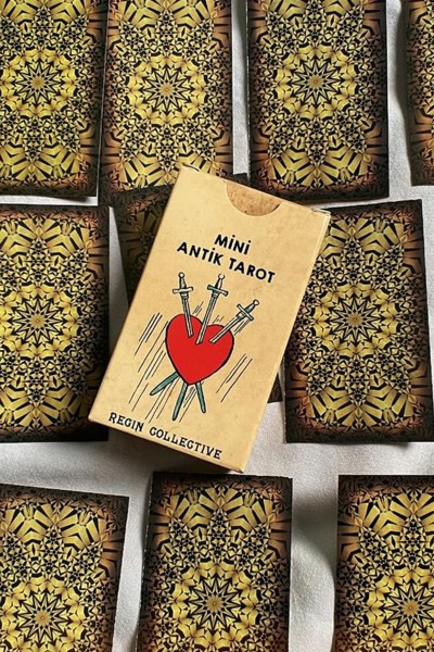 Mini Tarot Kartları, Antik Tarot Destesi 78 Kartlı
