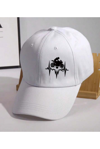 Motorcycle Baskılı Unisex Şapka