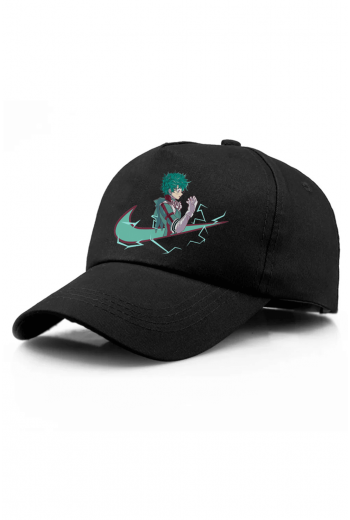 My Hero Academia Deku Minimal Logo Şapka My Hero Academia Deku Minimal Logo Şapka