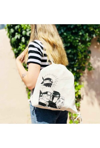 Anime Naruto Shippuuden Bez Sırt Çantası Anime Naruto Shippuuden Bez Sırt Çantası