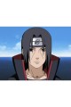 Naruto Uchiha Itachi Konoha Kafa Bandı (Üstü Çizik Alın Bandı)