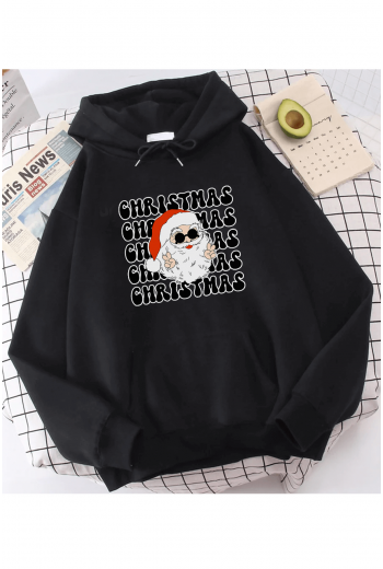 Noel Baba Christmas Yeni Yıl Kapşonlu Sweatshirt