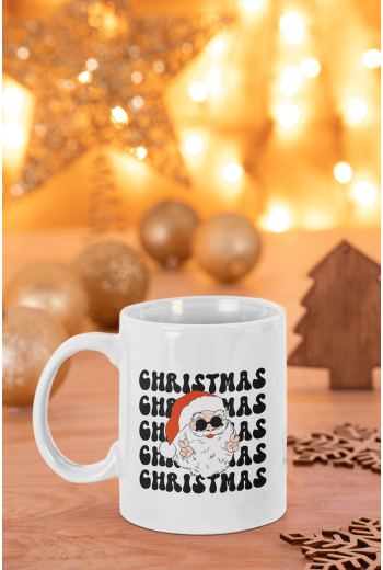 Noel Baba Christmas Yeni Yıl Kupa Bardak