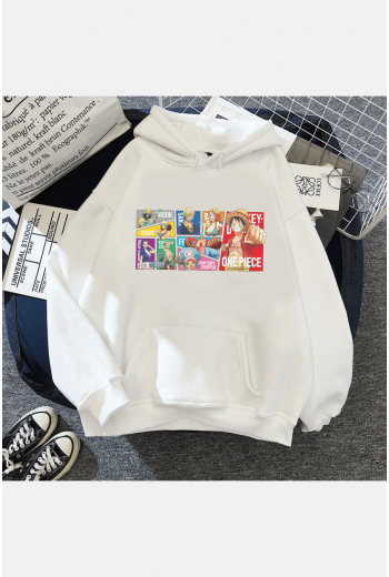 One Piece Friends Kapşonlu Sweatshirt