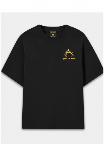One Piece Luffy Nika Freedom Siyah T-shirt