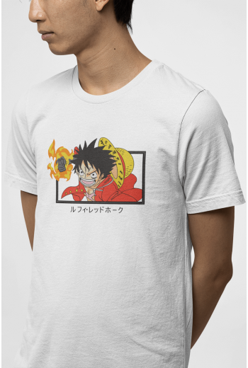 One Piece Luffy Red Hawk Tişört 