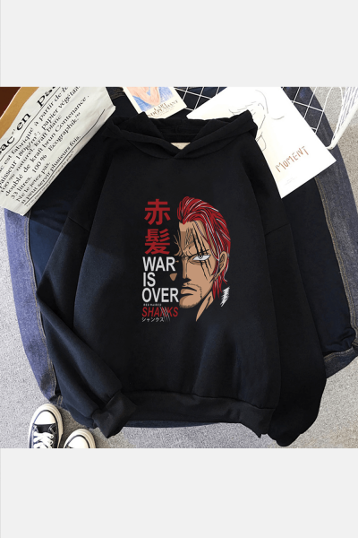 One Piece Shanks Kapşonlu Sweatshirt