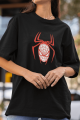 Örümcek Logolu Ön Baskılı Tişört