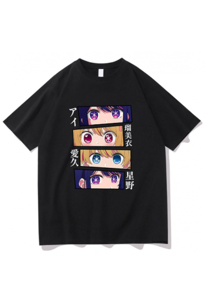 Oshi No Ko Hoshino Ai Siyah T-shirt Oshi No Ko Hoshino Ai Siyah T-shirt