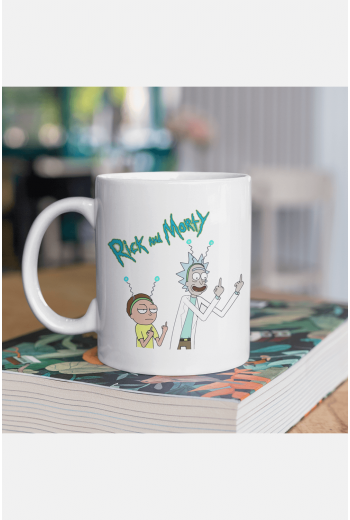 Rick and Morty Beyaz Kupa Rick and Morty Beyaz Kupa