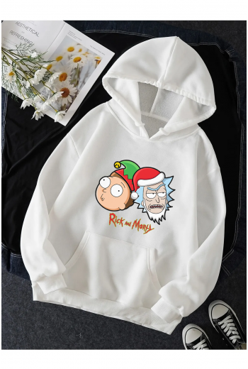 Rick And Morty Yeni Yıl Kapşonlu Sweatshirt Rick And Morty Yeni Yıl Kapşonlu Sweatshirt