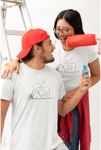 Romantik Sevgili/Çift/Arkadaşlık 2'li Tişört Seti Romantik Sevgili/Çift/Arkadaşlık 2'li Tişört Seti