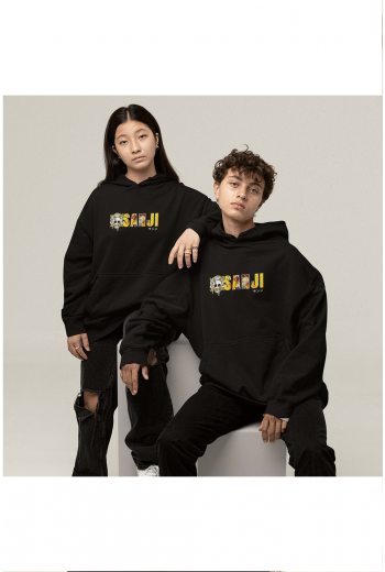 Sanji Yazılı Kapşonlu Sweatshirt Sanji Yazılı Kapşonlu Sweatshirt