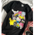 Sanrio Kitty x Kuromi Baskılı T-shirt