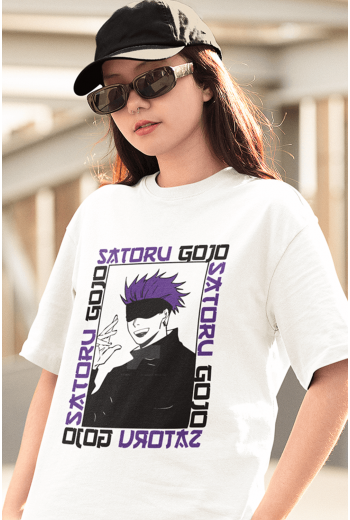 Satoru Gojo Beyaz Tişört Satoru Gojo Beyaz Tişört