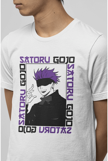Satoru Gojo Beyaz Tişört Satoru Gojo Beyaz Tişört