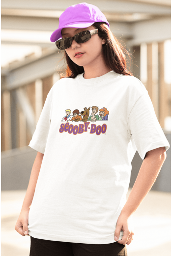 Scooby Doo Karakterler Beyaz Tişört