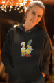 Simpson Yılbaşı Yeni Yıl Kapşonlu Sweatshirt