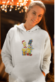 Simpson Yılbaşı Yeni Yıl Kapşonlu Sweatshirt