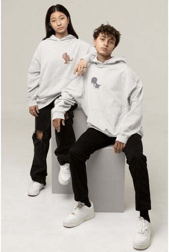 Sinirli Jerry ve Tom Sevgili/Çift/Arkadaşlık 2'li Kapşonlu Sweatshirt Seti Sinirli Jerry ve Tom Sevgili/Çift/Arkadaşlık 2'li Kapşonlu Sweatshirt Seti