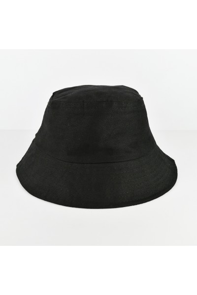 Siyah Bucket Şapka (Balıkçı Şapka)