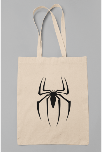 Siyah Spider Bez Çanta Siyah Spider Bez Çanta