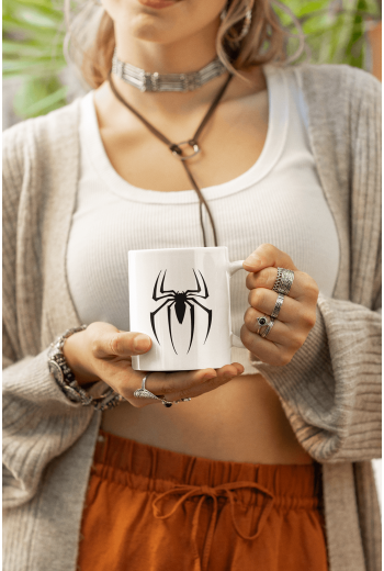 Siyah Spider Kupa Bardak Siyah Spider Kupa Bardak