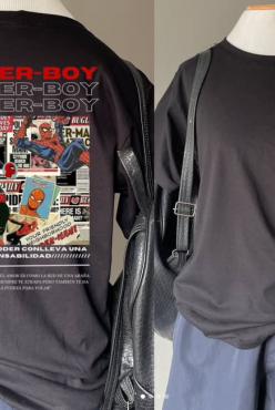 Spider Boy Siyah T-shirt Spider Boy Siyah T-shirt
