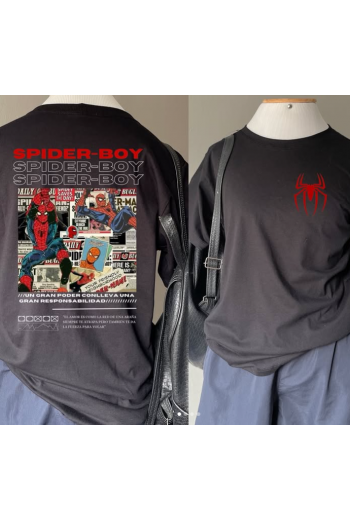 Spider Boy Siyah T-shirt