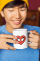  Spiderman Kırmızı Kalp Sevgili/Çift/Arkadaş 2'li Kupa Bardak Seti