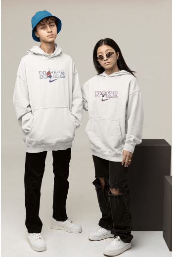 Spiderman Logolu Sevgili/çift/arkadaşlık/2'li Kapşonlu Sweatshirt Seti