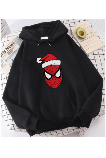 Spiderman Merry Christmas Kapşonlu Sweatshirt