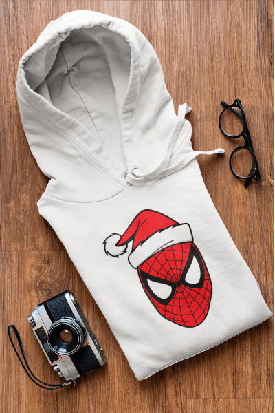 Spiderman Merry Christmas Kapşonlu Sweatshirt