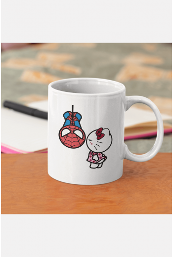 Spiderman x Hello Kitty Kupa Bardak  Spiderman x Hello Kitty Kupa Bardak