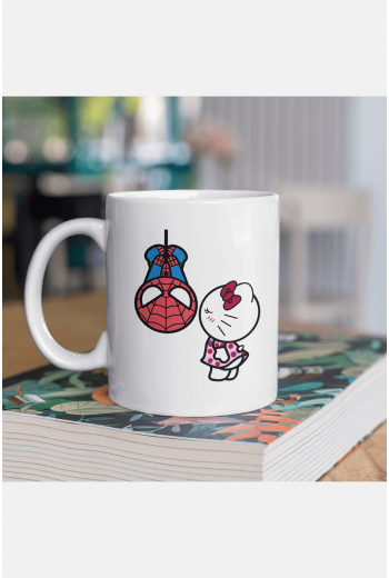 Spiderman x Hello Kitty Kupa Bardak  Spiderman x Hello Kitty Kupa Bardak